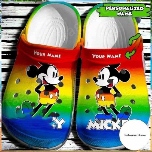 Mickey Mouse Pride Crocs Disney Pride Crocs