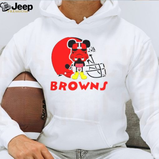 Mickey Mouse Stormtrooper Cleveland Browns Football Shirt