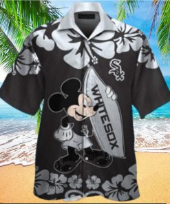 Mickey Mouse Surfboards Chicago White Sox Hawaiian Shirt