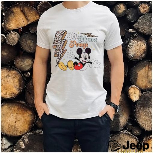 Mickey Mouse This Mama Prays leopard shirt