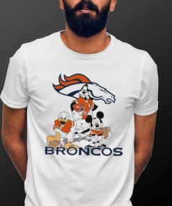 Mickey Mouse characters Disney Denver Broncos shirt