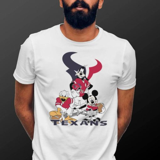 Mickey Mouse characters Disney Houston Texans shirt