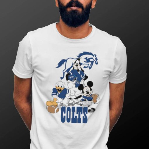 Mickey Mouse characters Disney Indianapolis Colts shirt