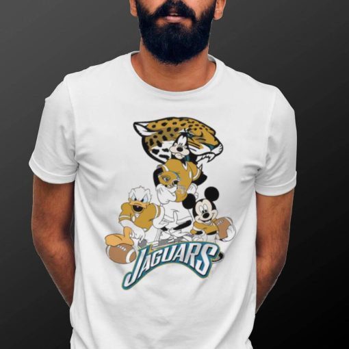 Mickey Mouse characters Disney Jacksonville Jaguars shirt