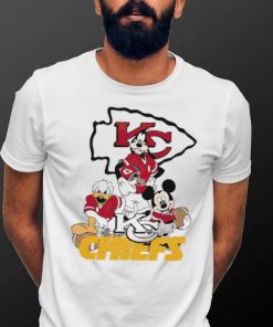 Mickey Mouse characters Disney Kansas City Chiefs shirt