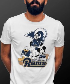 Mickey Mouse characters Disney Los Angeles Rams shirt