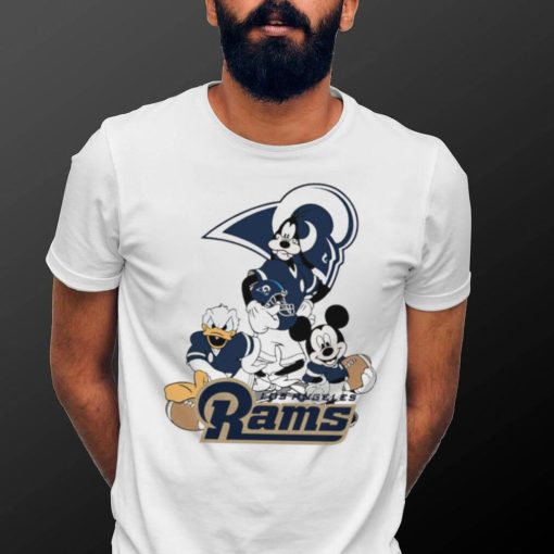 Mickey Mouse characters Disney Los Angeles Rams shirt