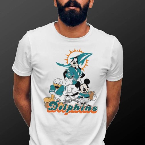 Mickey Mouse characters Disney Miami Dolphins shirt