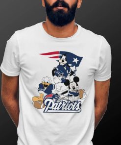 Mickey Mouse characters Disney New England Patriots shirt