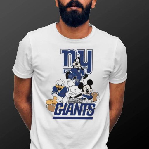 Mickey Mouse characters Disney New York Giants shirt