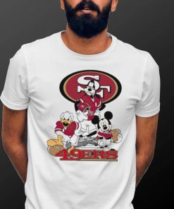 Mickey Mouse characters Disney San Francisco 49ers shirt