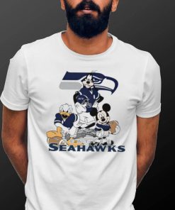 Mickey Mouse characters Disney Seattle Seahawks shirt