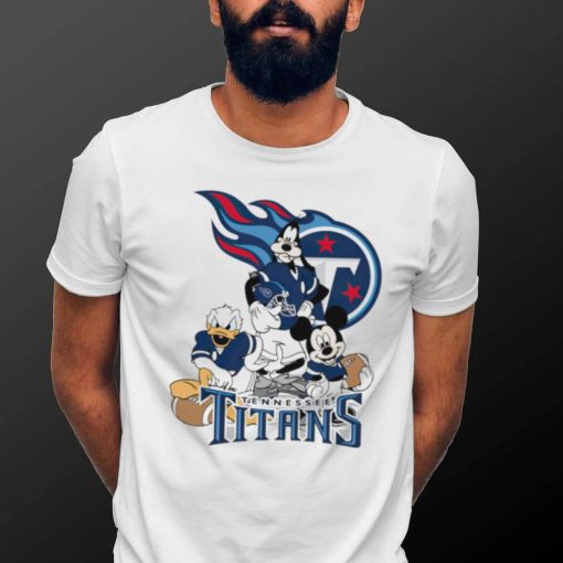 Mickey Mouse characters Disney Tennessee Titans shirt