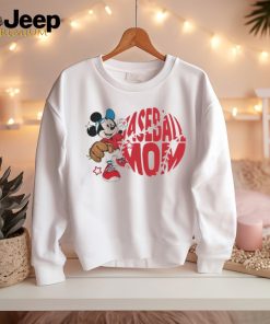 Mickey Mouse x Philadelphia Phillies Baseball Mom 2024 Tee shirt