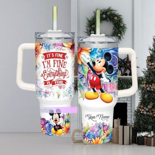 Mickey Tumbler 40oz, Customized Mickey Mouse Tumbler