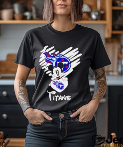 Mickey love Tennessee Titans Valentine Football shirt