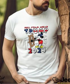 Mickey mouse full steam ahead Trump 2024 shirt