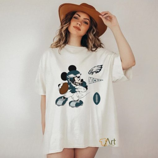 Mickey mouse player Philadelphia Eagles Disney shirt