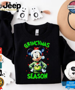 Mickey wear Grinch Grinchmas Season Christmas Christmas shirt