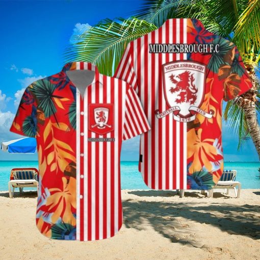 Middlesbrough F.C Hawaiian Shirt & Short Aloha Beach Summer For Men Women