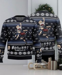 Mikaela X Yuuichirou Seraph of the End Ugly Christmas Sweater