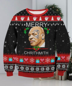 Mike Tyson Merry Chrithmith Ugly Sweater