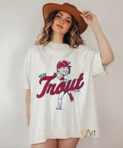 Mike trout caricature shirt