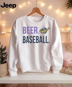 Milb Mighty Mussels Beer Baseball Shirt