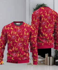 Miller High Life Ho Ho Ho Christmas Sweater