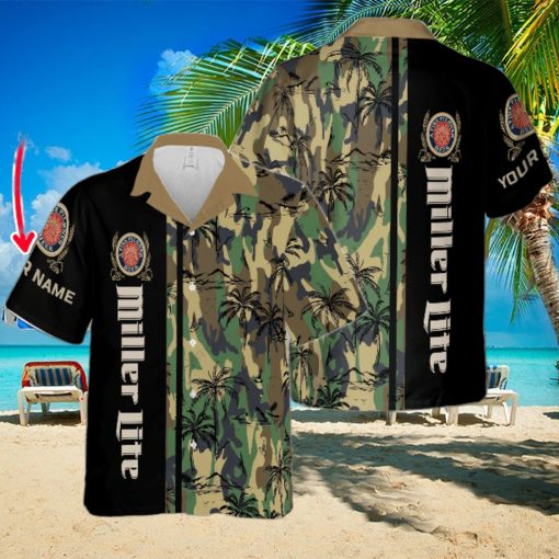 Miller Lite Custom Name New Outfit Hawaiian Shirt