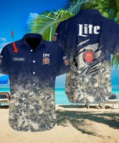 Miller Lite Custom Name Unique Full Printing Hawaiian Shirt