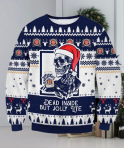 Miller Lite Dead Inside Ugly Sweater