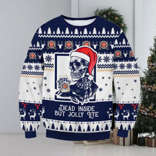 Miller Lite Dead Inside Ugly Sweater