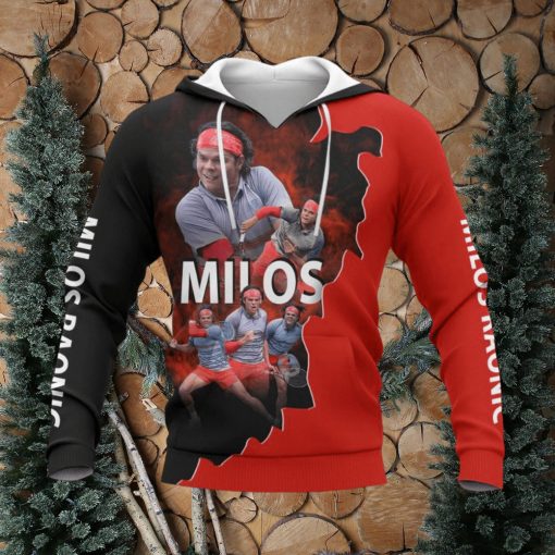 Milos Raonic Printing Hoodie, For Men And Women