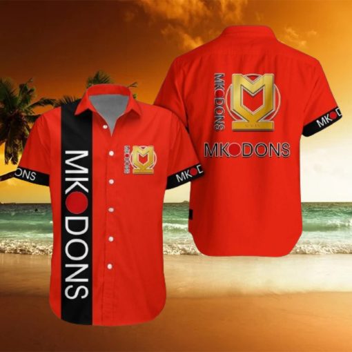 Milton Keynes Dons 2024 Hawaiian Shirt And Short