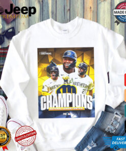 Milwaukee Brewers Champions National League Central MLB 2024 Poster t shirt