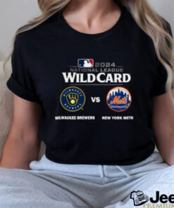 Milwaukee Brewers Vs New York Mets 2024 MLB National League Wild Card Shirt