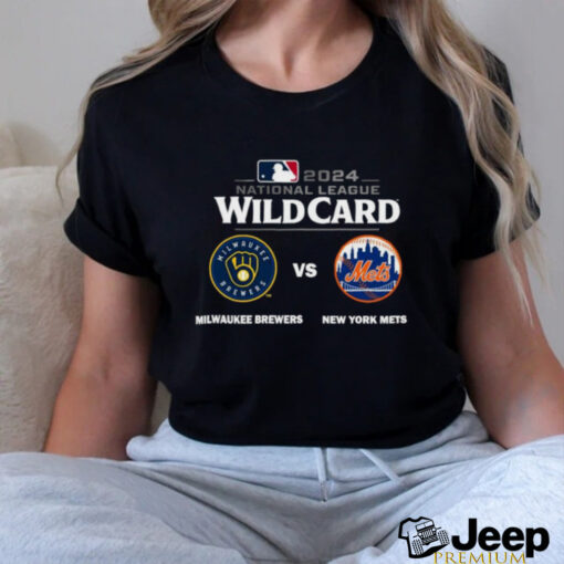 Milwaukee Brewers Vs New York Mets 2024 MLB National League Wild Card Shirt