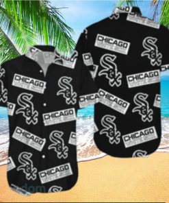 Minimalist Chicago White Sox Logo Hawaiian Shirt