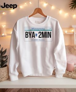 Minnesota BYA2MIN License Plate Shirt