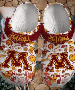 Minnesota Golden Gophers Ski U Mah Basketball Crocs Shoes