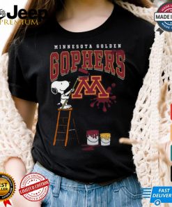 Minnesota Golden Gophers Snoopy Painting Shirt