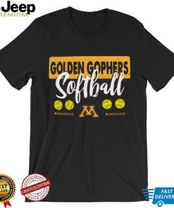 Minnesota Golden Gophers Unisex Gritty Softball Bats Comfort Colors T Shirt