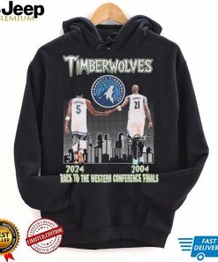 Minnesota Timberwolves 2004 2024 Back To The Western Conference Finals Signatures shirt