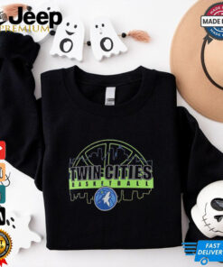 Minnesota Timberwolves Twin Cities skyline shirt