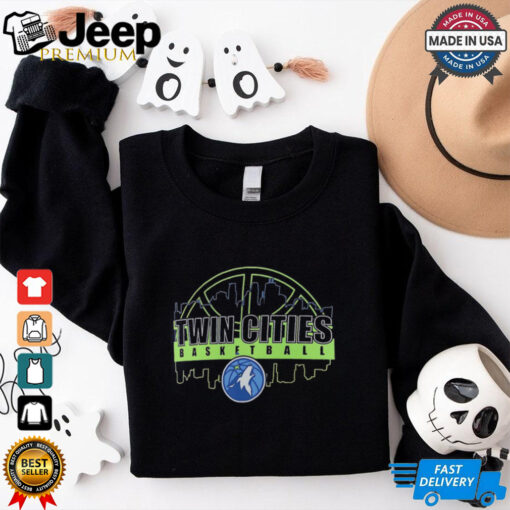 Minnesota Timberwolves Twin Cities skyline shirt