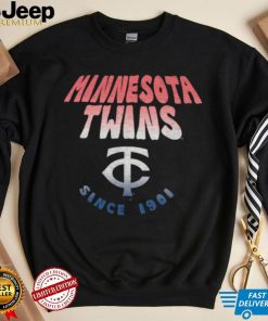 Minnesota Twins Blue Harmony Ava Raglan T Shirt