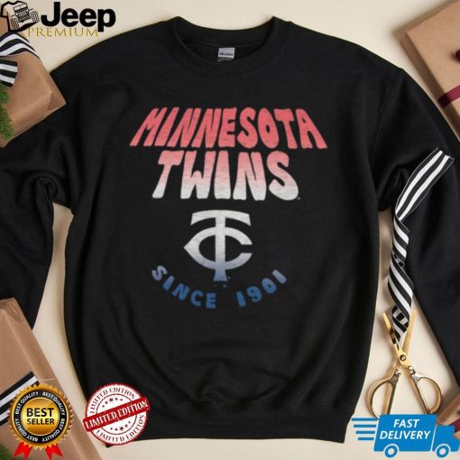 Minnesota Twins Blue Harmony Ava Raglan T Shirt