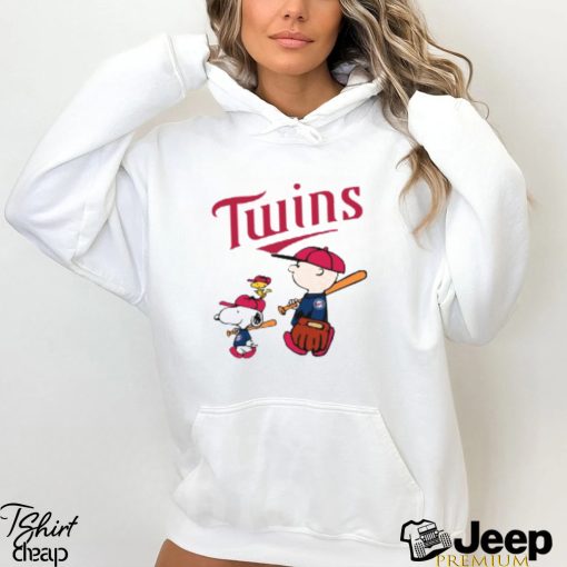 Minnesota Twins Let’s Play Baseball Together Snoopy MLB Shirt