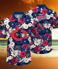 Minnesota Twins MLB Flower Hawaii Shirt And Tshirt For Fans, Summer Football Shirts NA49740